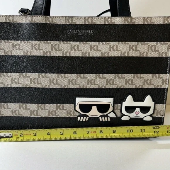 Karl Lagerfeld Paris Karl & Cat Crossbody Tote Bag Purse NWT - Picture 10 of 12